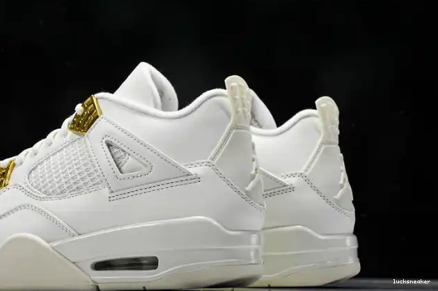 Reps LUCY Gold Jordan 4 Retro AQ9129-170 Metallic 0622